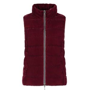 Anorak Short Velvet Down Vest